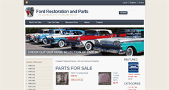 Desktop Screenshot of fordrestorationandparts.com